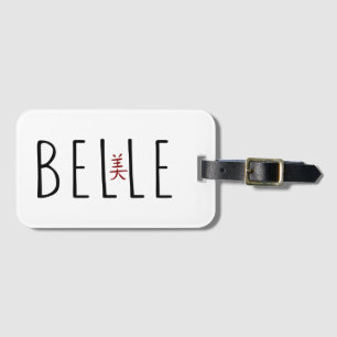 Belle Luggage Tag
