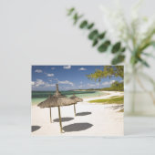 Belle Mare Public Beach, Southeast Mauritius, Postcard (Standing Front)
