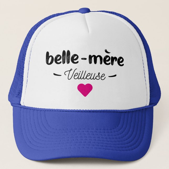 Belle mère veilleuse trucker hat (Front)