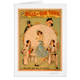 "Belle of New York" Musical Theatre Poster