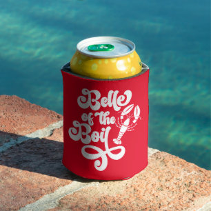 Belle Of The Boil Retro Style Crawfish Boil Can Cooler