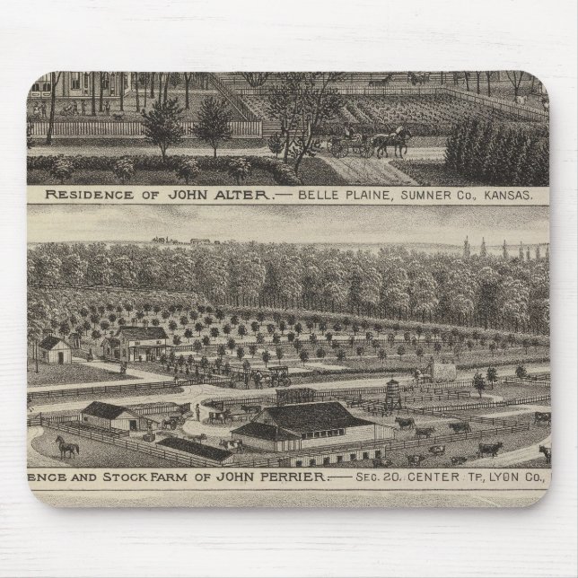 Belle Plaine, Kansas Mouse Pad (Front)