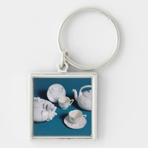 Belleek tea service key ring