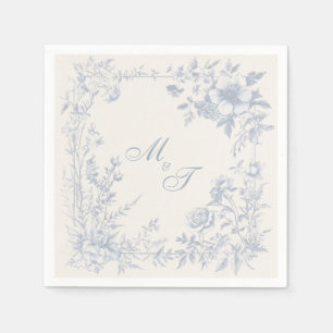Bellefontaine — French Blue Wedding Napkins