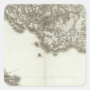 BelleIsle Square Sticker