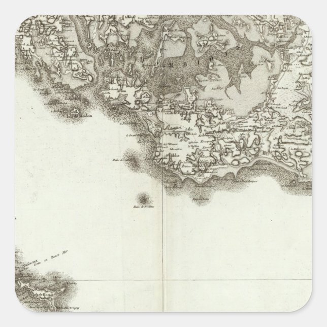 BelleIsle Square Sticker (Front)