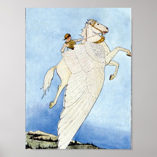 Bellerophon and Pegasus Poster (Front)