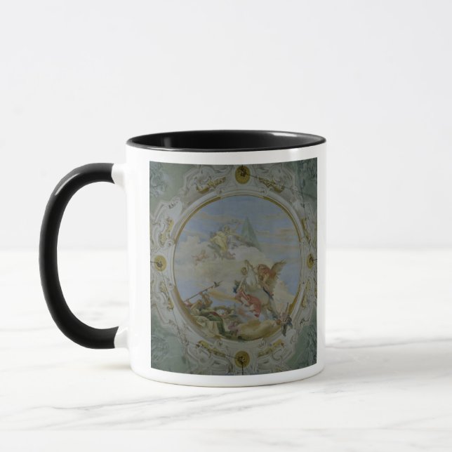 Bellerophon Riding Pegasus, c.1746-47 (fresco) Mug (Left)