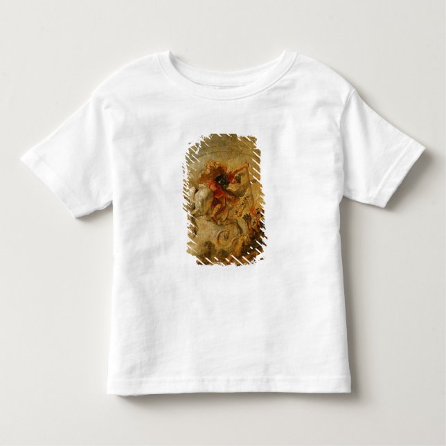 Bellerophon Riding Pegasus Fighting the Chimaera Toddler T-Shirt (Front)