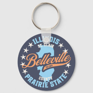 Belleville, Illinois Key Ring