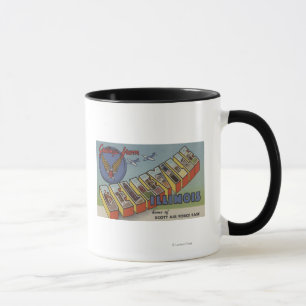 Belleville, Illinois - Large Letter Scenes Mug