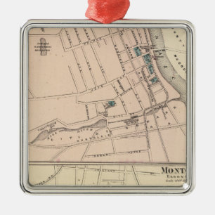 Belleville, Montclair, NJ Metal Ornament