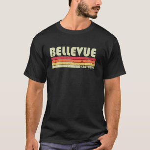 Bellevue Ky Kentucky Funny City Home Root Retro 7 T-Shirt