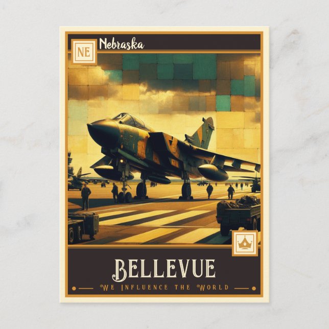 Bellevue, Nebraska | Vintage Postcard (Front)