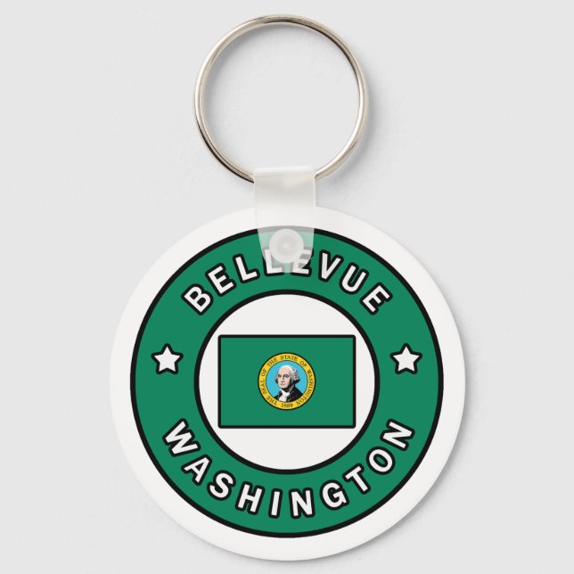 Bellevue Washington Key Ring (Front)