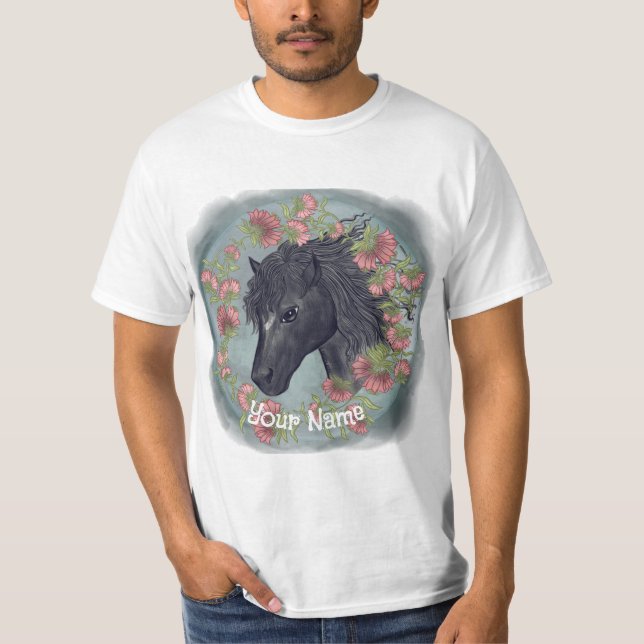 Bellflower Black Horse T-Shirt (Front)