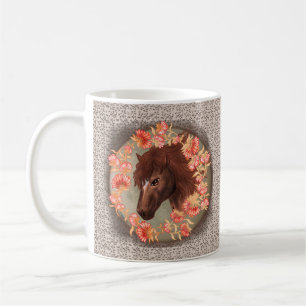 Bellflower Chestnut Horse custom name  Mug