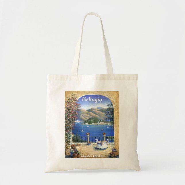 Belliago Lake Como From the Terrace Tote Bag (Front)