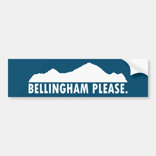 Bellingham Please Bumper Sticker (Front)