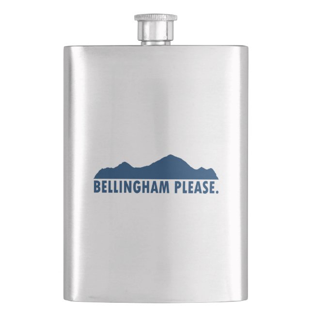 Bellingham Please Hip Flask (Front)