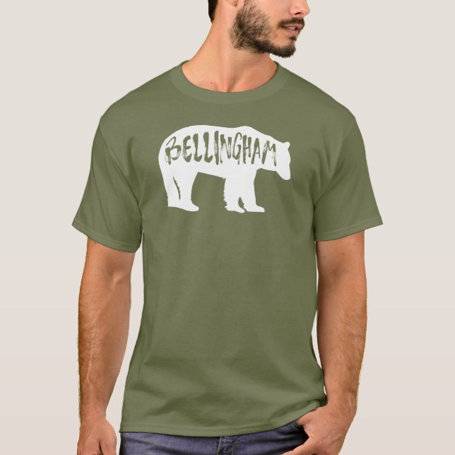 Bellingham Washington Bear T-Shirt (Front)