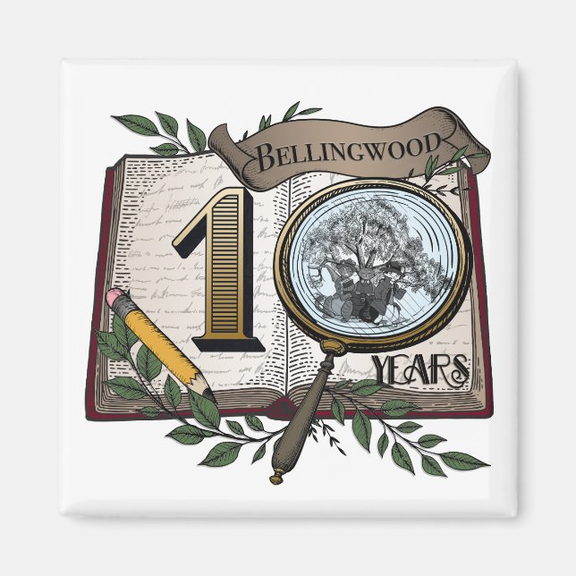 Bellingwood Ten Year Magnet (Front)