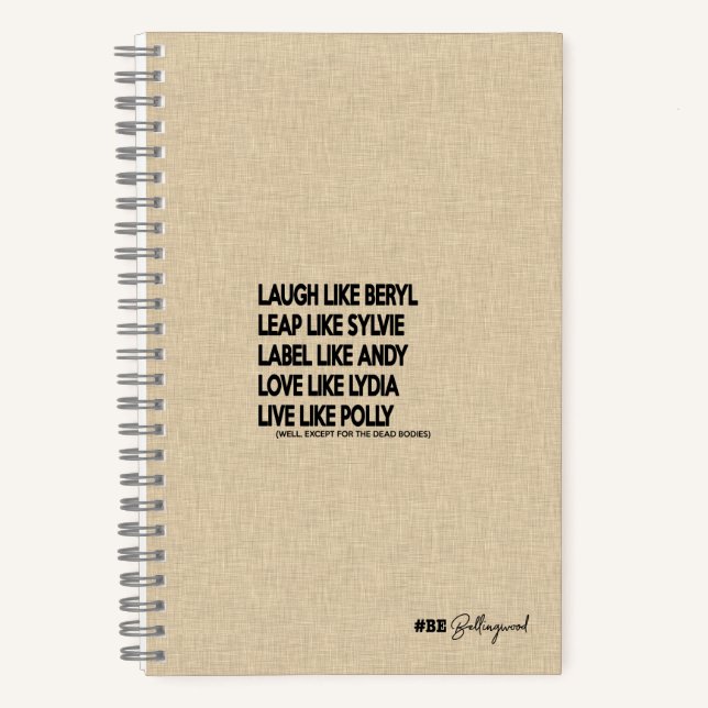 Bellingwood Time - Spiral Notebook (Front)