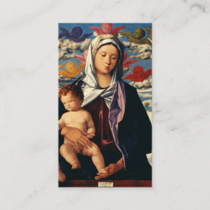 Bellini’s Virgin and Child High-Fidelity Fine Art Business Card