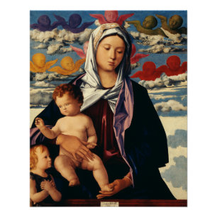 Bellini’s Virgin and Child High-Fidelity Fine Art Poster