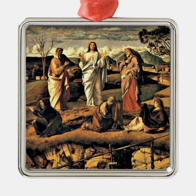 Bellini: Transfiguration of Christ Metal Ornament (Front)