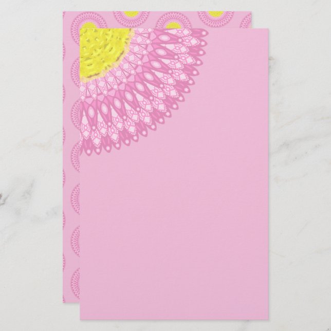 Bellis Mandala  Stationery (Front/Back)