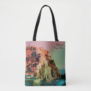 ** Bellissima Italy Italian Language Cinque Terra Tote Bag