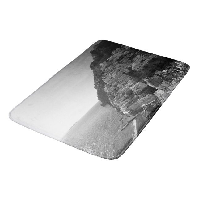 Bellissima Positano 1 - BW Bath Mat (Angled)