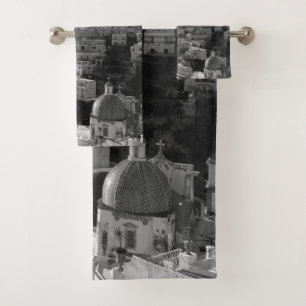 Bellissima Positano 1 - BW Bath Towel Set