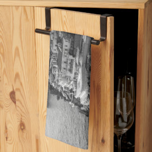 Bellissima Positano 2 - BW Tea Towel