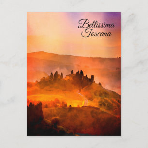 ~* Bellissima Toscana Tuscany Italian Language P Postcard
