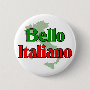 Bello Italiano (Handsome Italian Man) 6 Cm Round Badge