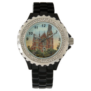 bellows falls, vt. st. charles church watch