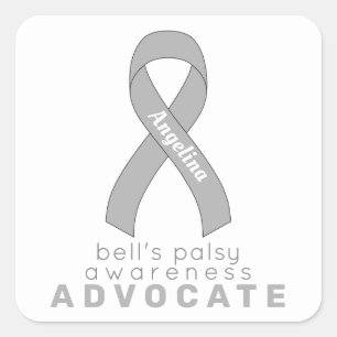 Bell's Palsy Advocate White Square Sticker