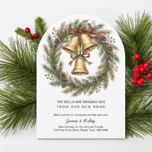 Bells Ringing Out From Our New Home Christmas Holiday Card