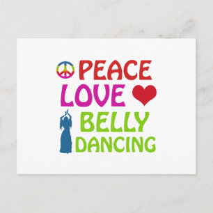 Belly Dance designs Postcard