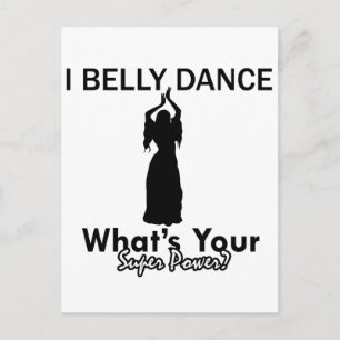 Belly Dance designs Postcard