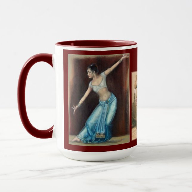 "Belly dance (Egyptian Arabic: رقص بلدي" Mug (Left)