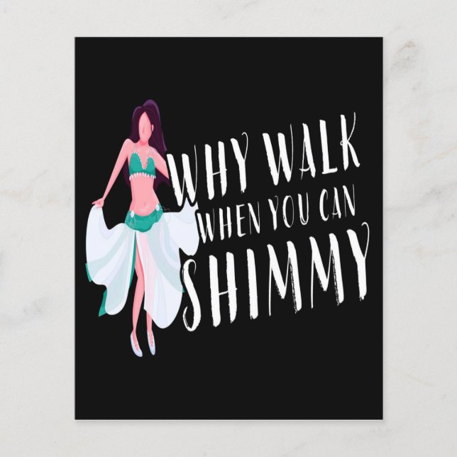 Belly dance flyer (Front)