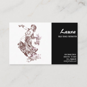 Belly Dance Instructor Business Card
