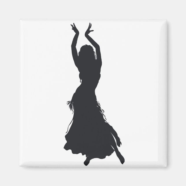 belly dance magnet (Front)
