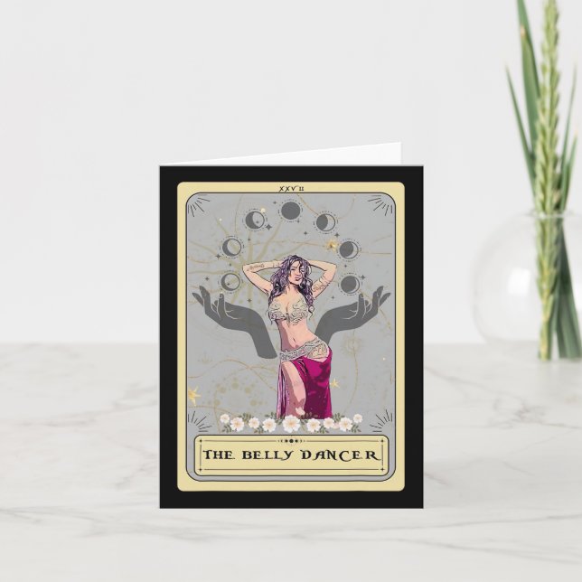 Belly Dance Top Tarot Belly Dancing Tarot Card  (Front)