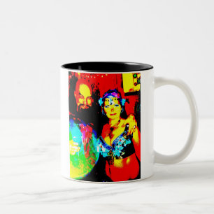 Belly Dancer and Ming Two-Tone Coffee Mug