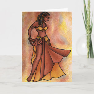Belly Dancer Birthday Cards