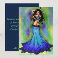 Belly Dancer Birthday Cards